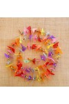 Guirlande tissu de spinnaker et perles multicolores n°12