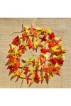 Guirlande tissu de spinnaker et perles multicolores n°31