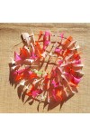 Guirlande tissu de spinnaker et perles multicolores n°39