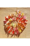Guirlande tissu de spinnaker et perles multicolores n°41