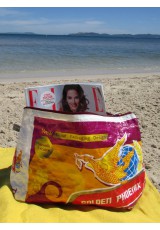 Grande pochette sac de riz recyclé