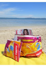 Grande pochette sac de riz recyclé